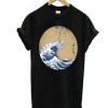 The great wave off Kanagawa Godzilla T shirt