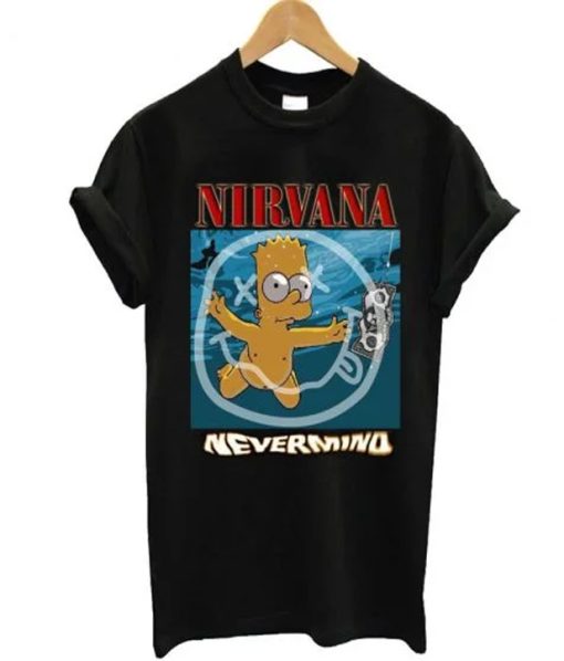 Bart Simpson Nirvana Nevermind T-shirt