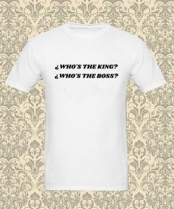 Daechwita SUGA AGUST D Who's the king Who's the boss T Shirt