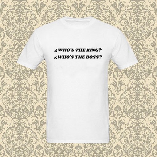 Daechwita SUGA AGUST D Who's the king Who's the boss T Shirt