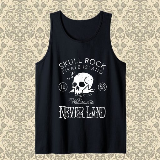 Disney Peter Pan Skull Rock Vintage Never Land Tank Top