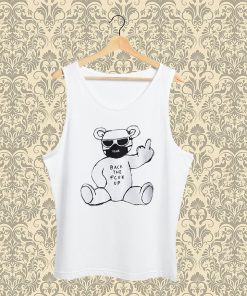 FCUK Rude Bear With Mask Tank Top