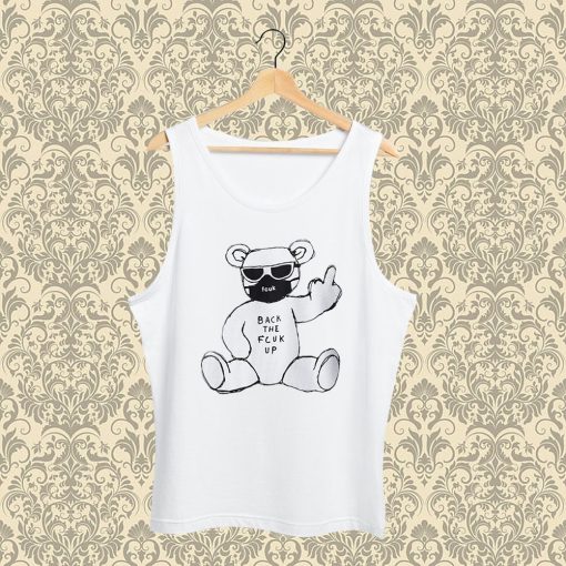 FCUK Rude Bear With Mask Tank Top