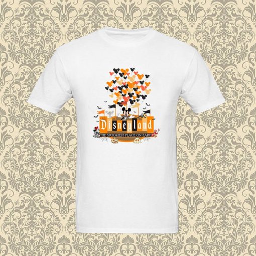 Disneyland The Spookiest Place On Earth T Shirt