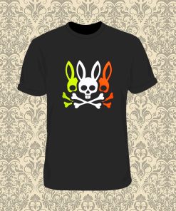 Psychedelic Bunny Psycho Bunny T Shirt