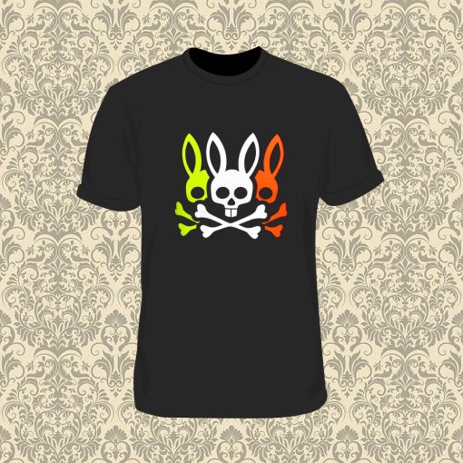 Psychedelic Bunny Psycho Bunny T Shirt