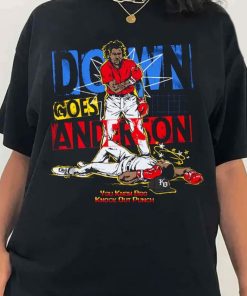 Down Goes Anderson Jose Ramirez Tim Anderson T Shirt