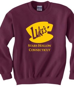 Gilmore Girls Luke's Diner Stars Hollow Sweatshirt