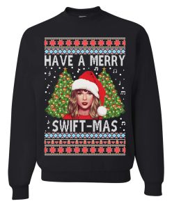Merry Swiftmas Ugly Christmas Sweatshirt