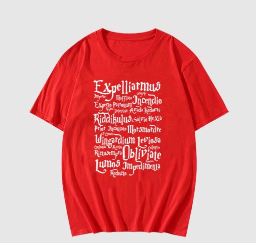 Expelliarmus Obliviate Lumos Reducto Harry Potter T Shirt