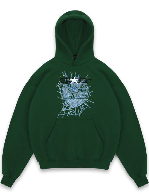 Green Spider Hoodie