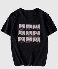 New England Patriots Funny Bill Belichick Face T Shirt