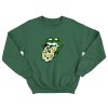 St Patrick Day Tongue Rolling Stones Sweatshirt