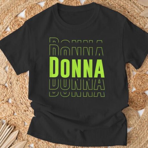 donna idea first name t shirt